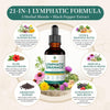 21-in-1 Lymphatic Drainage Drops - Lymphatic Supplement for Fluid Balance